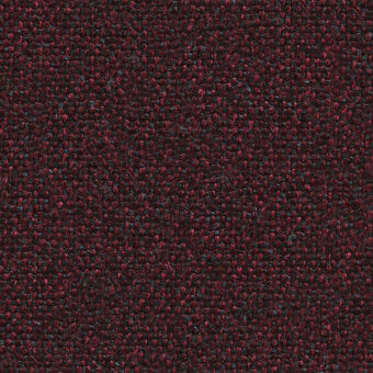 Burgundy woven fabric texture with heathered charcoal fibers, dense pile, matte finish, tight weave, and a slightly rough, tactile appearance.